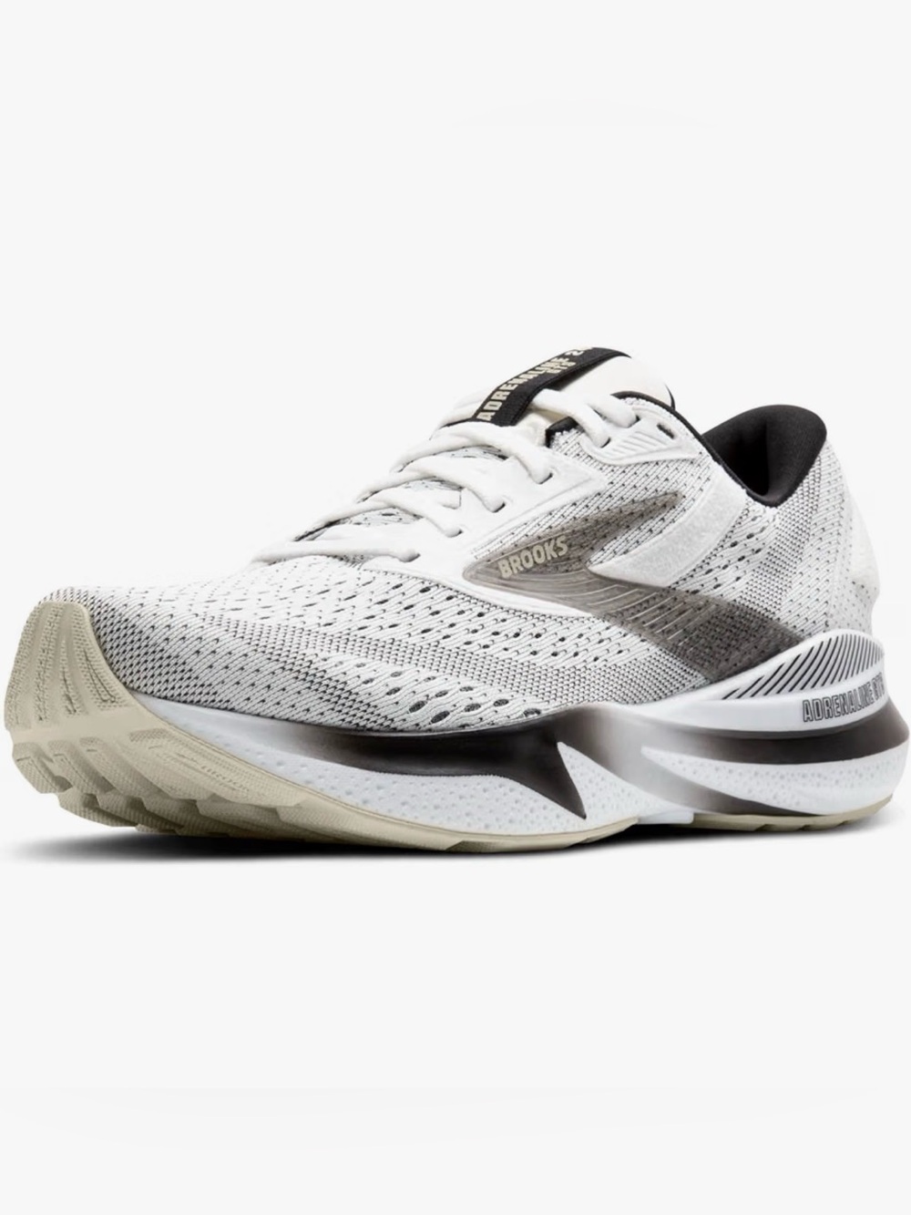 NWT Brooks Men's Adrenaline GTD 24 Running Shoe
Size 11.5 White/Black/Pelican